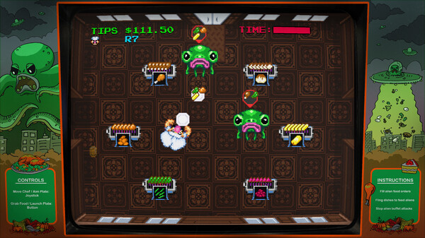 Digital Eclipse Arcade: Invasion of the Buffet Snatchers screenshot 1