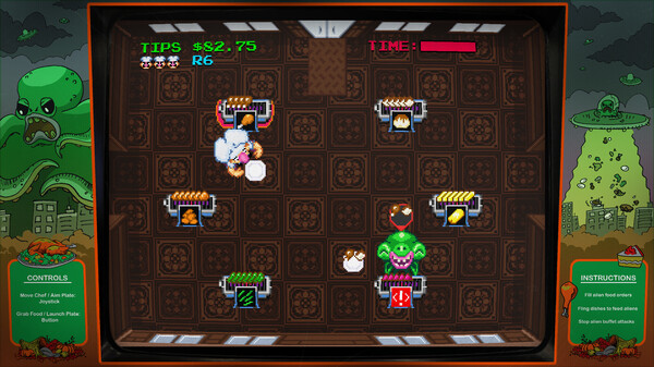 Digital Eclipse Arcade: Invasion of the Buffet Snatchers screenshot 6