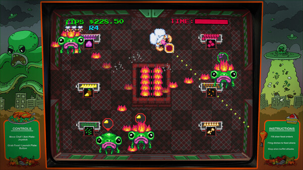 Digital Eclipse Arcade: Invasion of the Buffet Snatchers screenshot 4