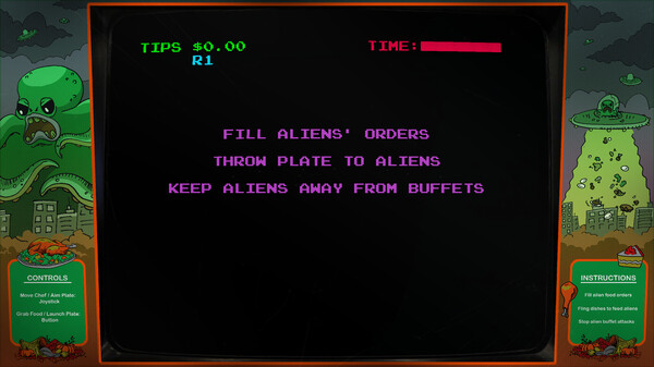 Digital Eclipse Arcade: Invasion of the Buffet Snatchers screenshot 2