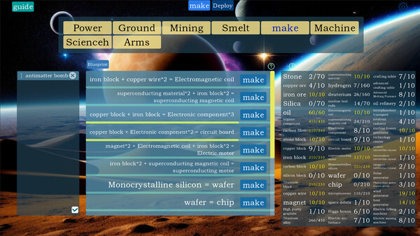 Idle interstellar Factory 2 screenshot 3