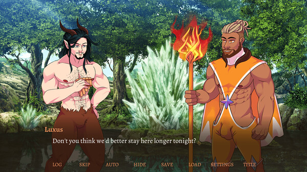 Burning Secrets - A Bara Visual Novel screenshot 3