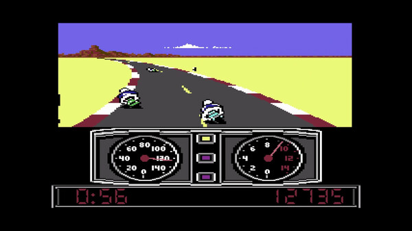 Super Cycle (C64/CPC/Spectrum) screenshot 1