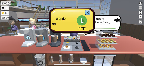 Lost Abroad Café: A Language Learning Management Sim screenshot 2