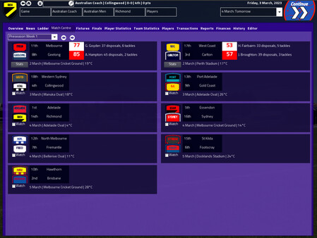 Australian Football Coach 2023-24 screenshot 4