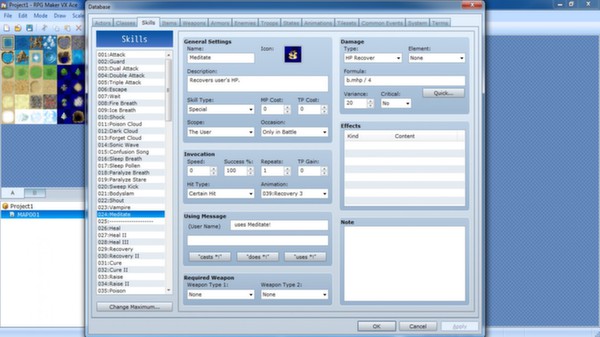 RPG Maker VX Ace Lite screenshot 4