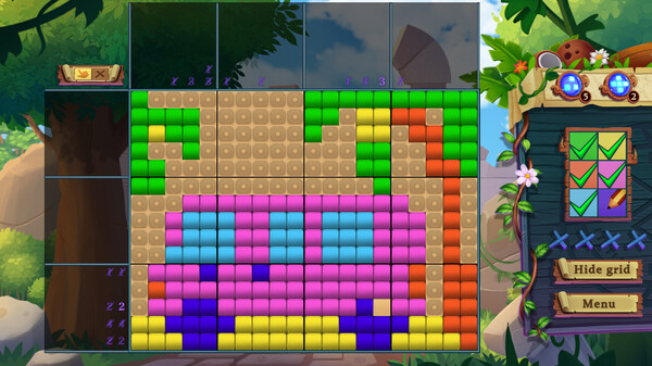 Adventure mosaics. Lost Expedition screenshot 2