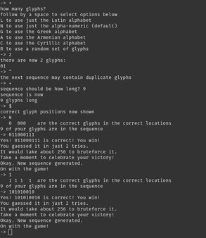 Glyph Guesser screenshot 1