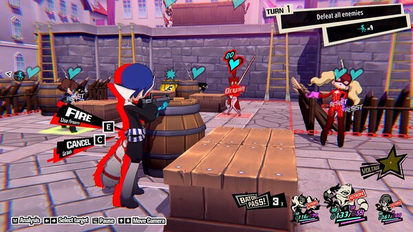 Persona 5 Tactica screenshot 2