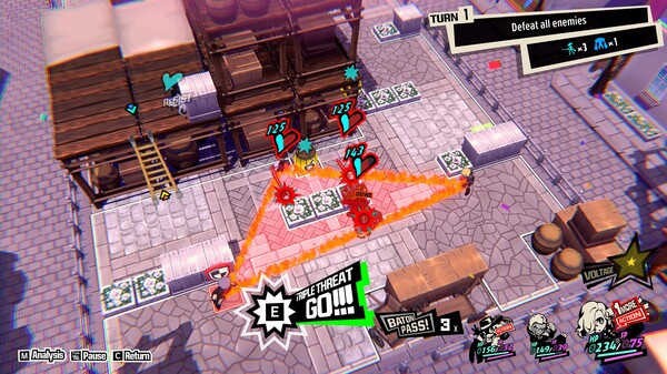 Persona 5 Tactica screenshot 6