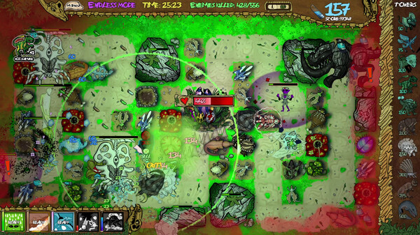 Dino V. Xeno - Tower Defense screenshot 7