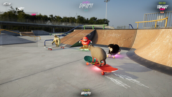 Drifting with Maxwell Cat: The Game screenshot 2