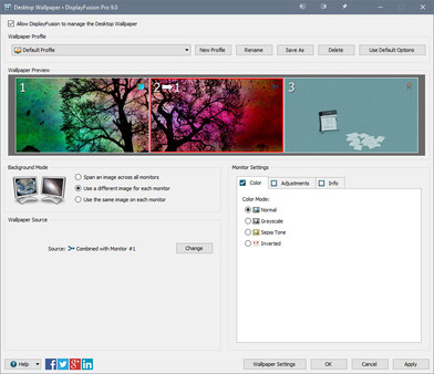 DisplayFusion screenshot 1