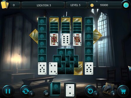 Mystery Solitaire. The Black Raven 4 screenshot 3