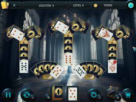 Mystery Solitaire. The Black Raven 5 screenshot 4
