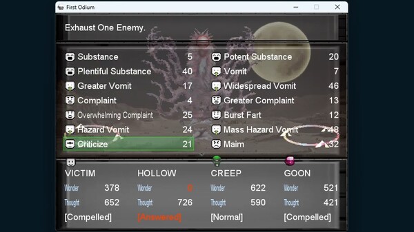 First Odium screenshot 6