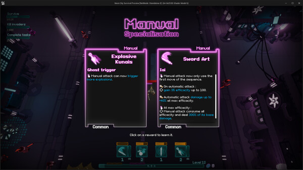 Neon City Survivor screenshot 2