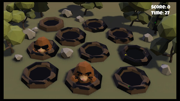 3D Whac-A-Mole screenshot 1