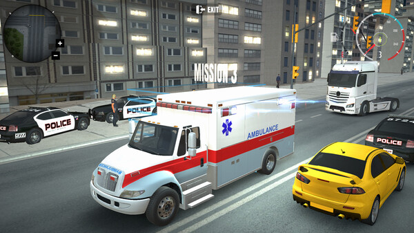 City Ambulance Car Driving screenshot 1