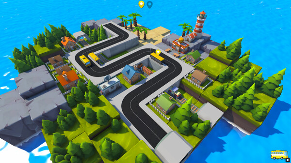 Busway Islands - Puzzle screenshot 1