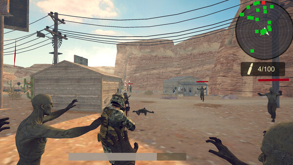 Real Zombie War Simulator screenshot 1