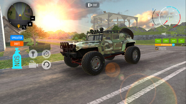 Offroad Jeep 4x4: Car Driving Simulator screenshot 2