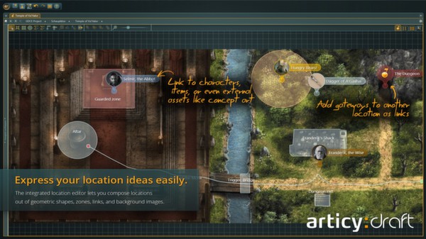 articy:draft screenshot 7