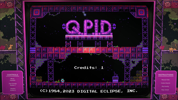Digital Eclipse Arcade: Q.P.I.D. screenshot 1