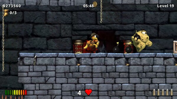 Moorhuhn Jump and Run 'Traps and Treasures 2' screenshot 6