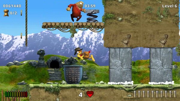 Moorhuhn Jump and Run 'Traps and Treasures 2' screenshot 8