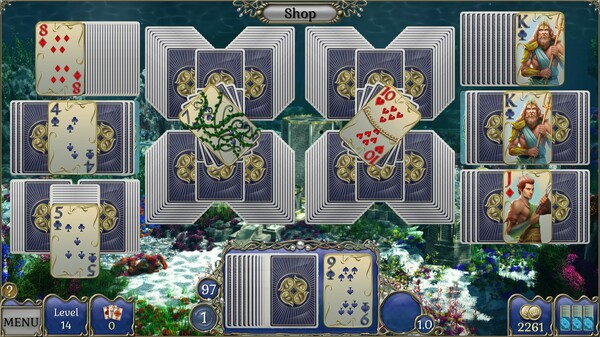 Jewel Match Atlantis Solitaire 4 - Collector's Edition screenshot 2