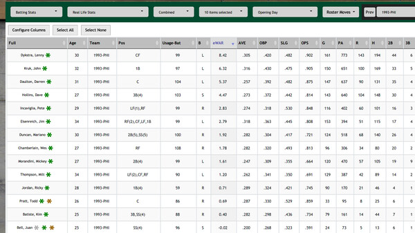 Digital Diamond Baseball V11 screenshot 5