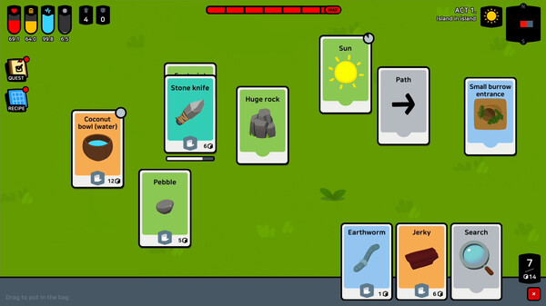 Stack Island - Survival card game screenshot 1