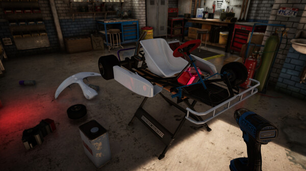 Gearhead Karting Simulator - Mechanic & Racing screenshot 11