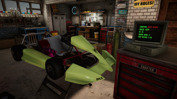Gearhead Karting Simulator - Mechanic & Racing screenshot 7
