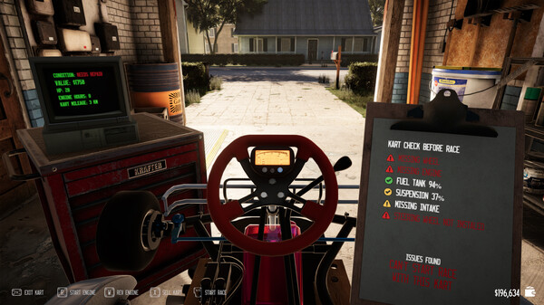Gearhead Karting Simulator - Mechanic & Racing screenshot 9