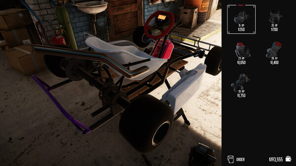 Gearhead Karting Simulator - Mechanic & Racing screenshot 6