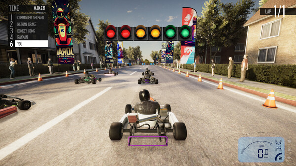 Gearhead Karting Simulator - Mechanic & Racing screenshot 1