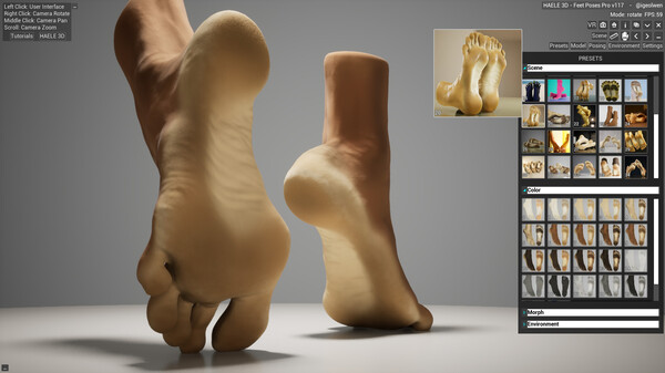 HAELE 3D - Feet Poses Pro - Drawing References screenshot 2