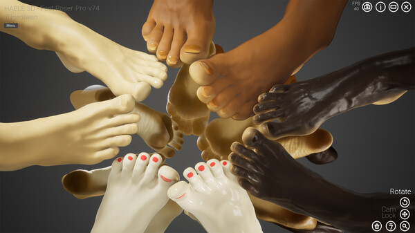HAELE 3D - Feet Poses Pro - Drawing References screenshot 7