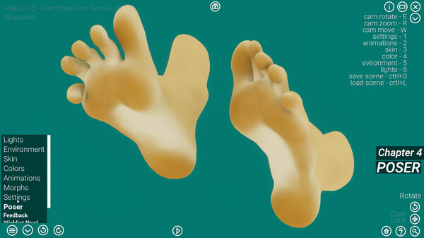 HAELE 3D - Feet Poses Pro - Drawing References screenshot 9