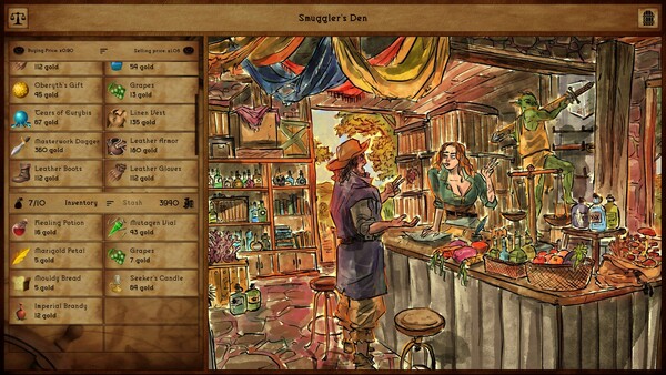 Grim Tides - Old School RPG screenshot 3