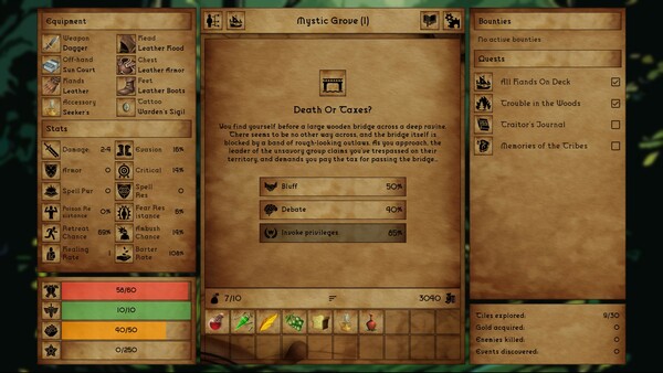 Grim Tides - Old School RPG screenshot 2