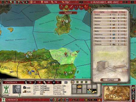 Europa Universalis: Rome - Gold Edition screenshot 4