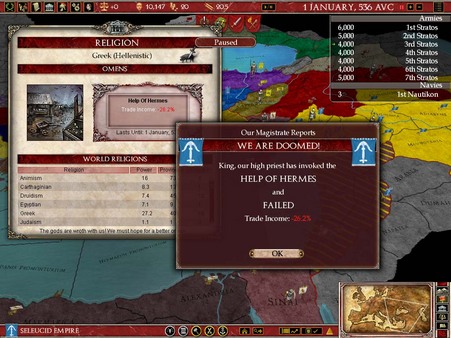 Europa Universalis: Rome - Gold Edition screenshot 5