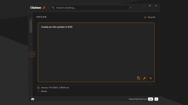 Clipbase - Clipboard History Manager screenshot 5