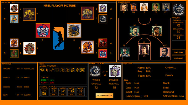 NFBL-NATIONAL FANTASY BASKETBALL LEAGUE screenshot 4