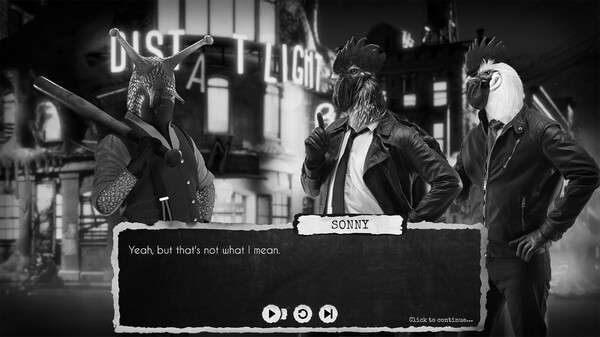 Chicken Police: Into the HIVE! screenshot 1