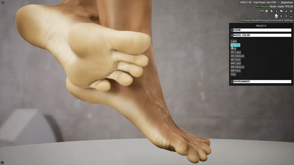 HAELE 3D - Feet Poses Lite - Drawing References screenshot 6