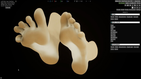 HAELE 3D - Feet Poses Lite - Drawing References screenshot 4